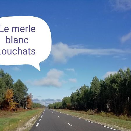 Le Merle Blanc Louchats Hotel Exterior foto