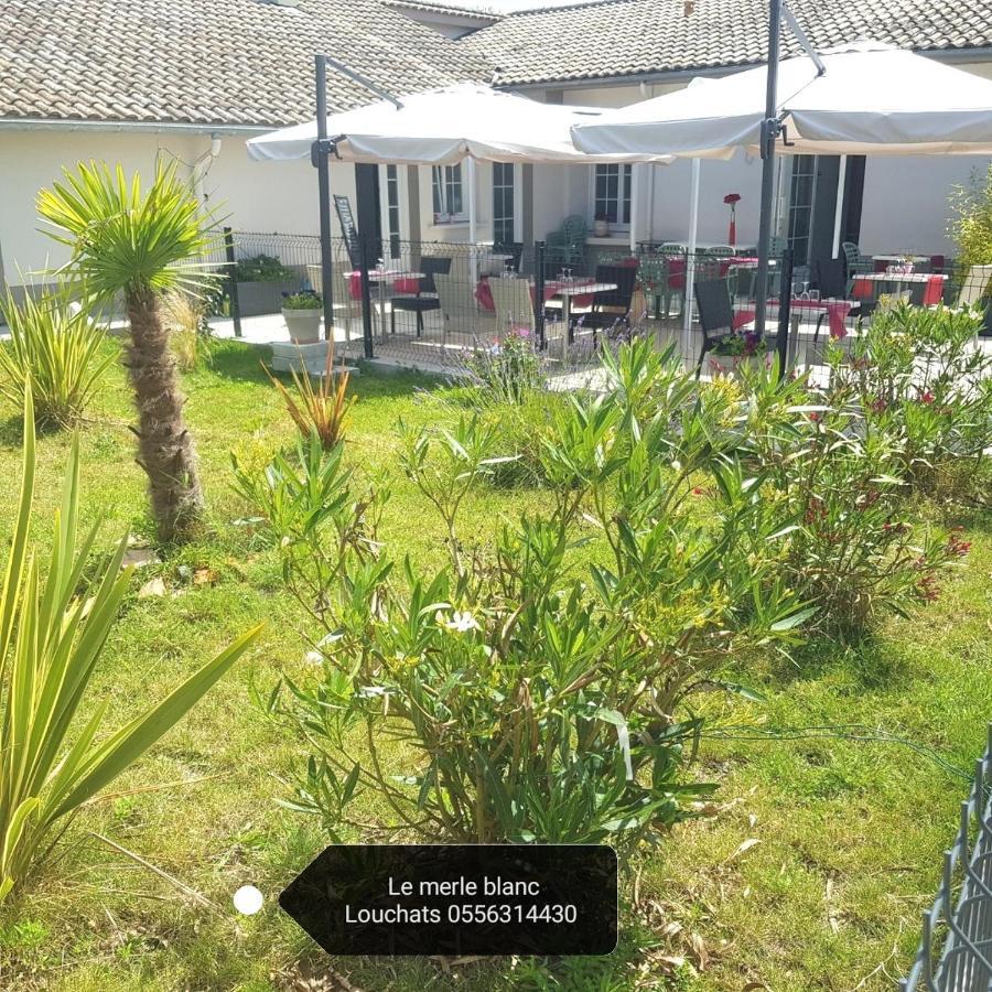 Le Merle Blanc Louchats Hotel Exterior foto